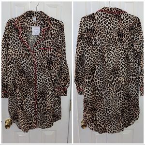 Liz Claiborne cheetah pajama dress